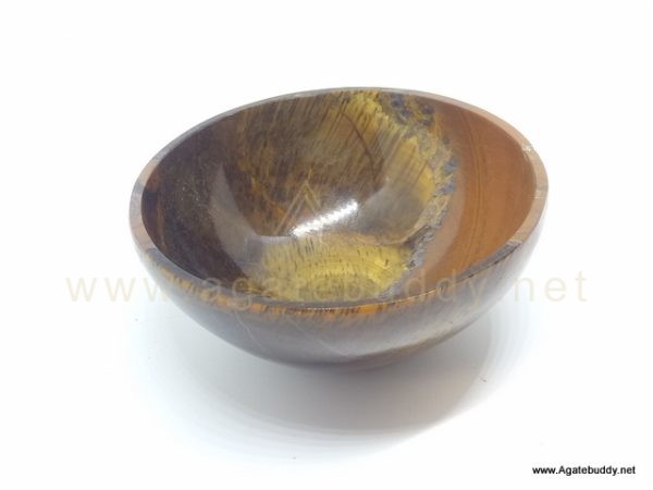 Tiger Eye Stone Bowl